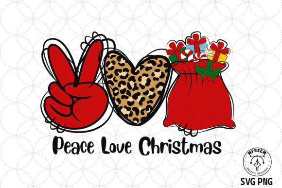 Peace Love Christmas Candy Sublimation Design Review